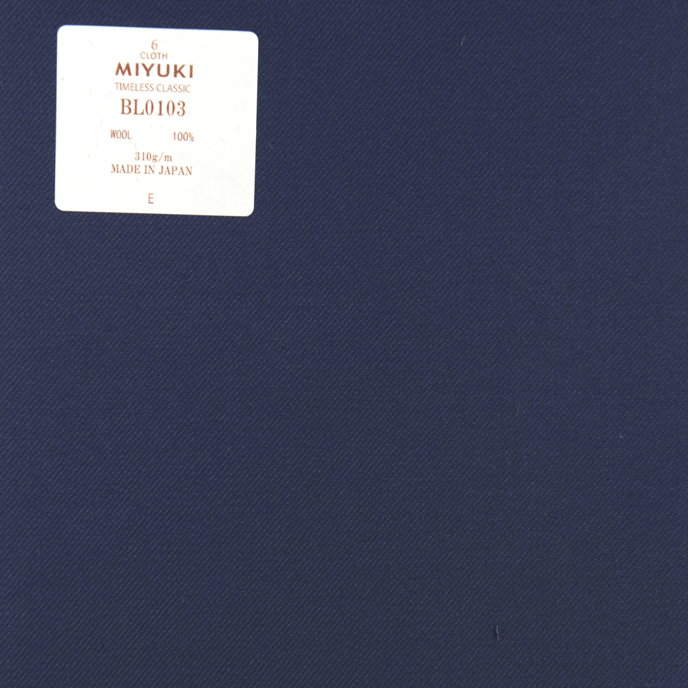 BL0103 Timeless Classic Classic Plain Blue[Textile] Miyuki Keori (Miyuki)