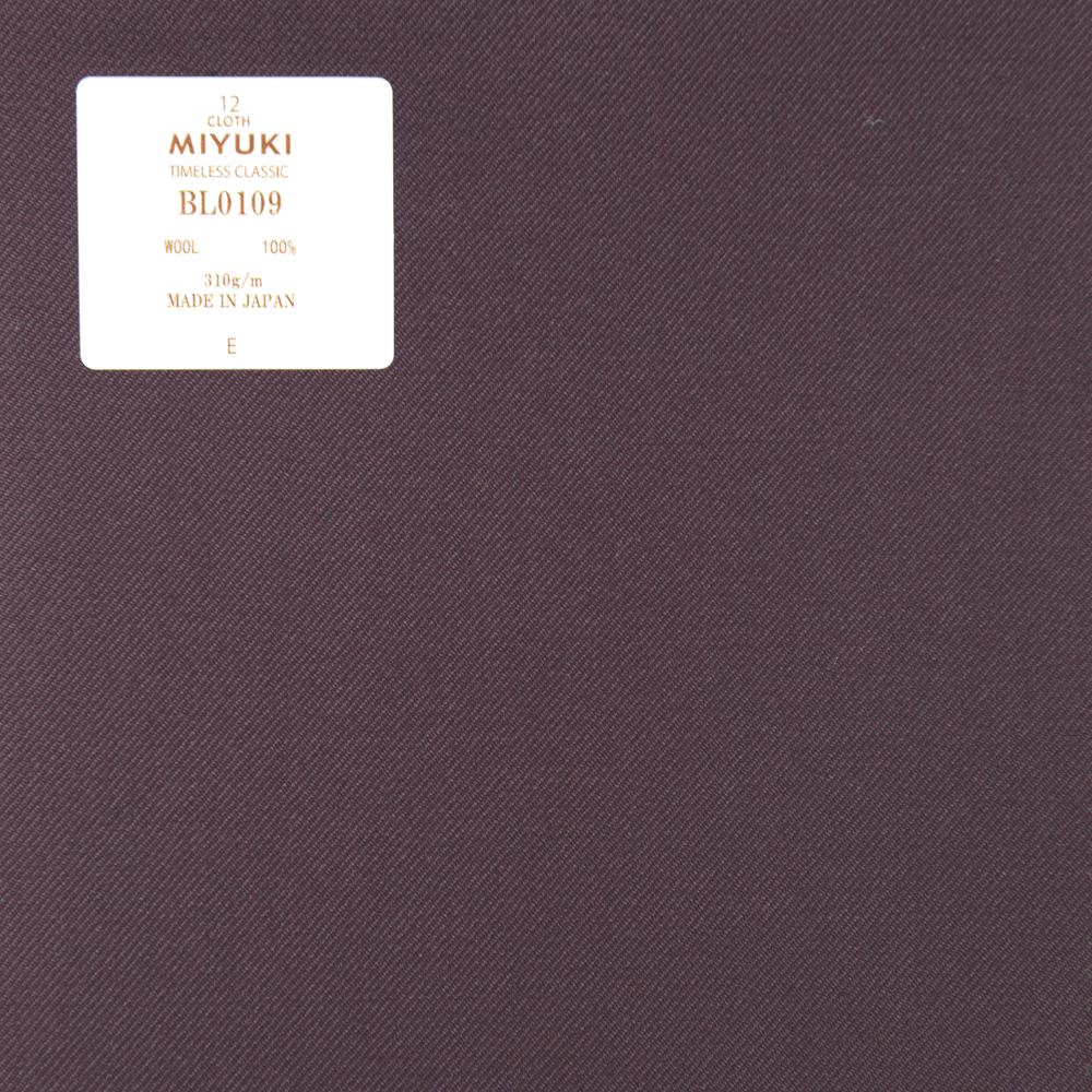 BL0109 Timeless Classic Classic Plain Purple[Textile] Miyuki Keori (Miyuki)