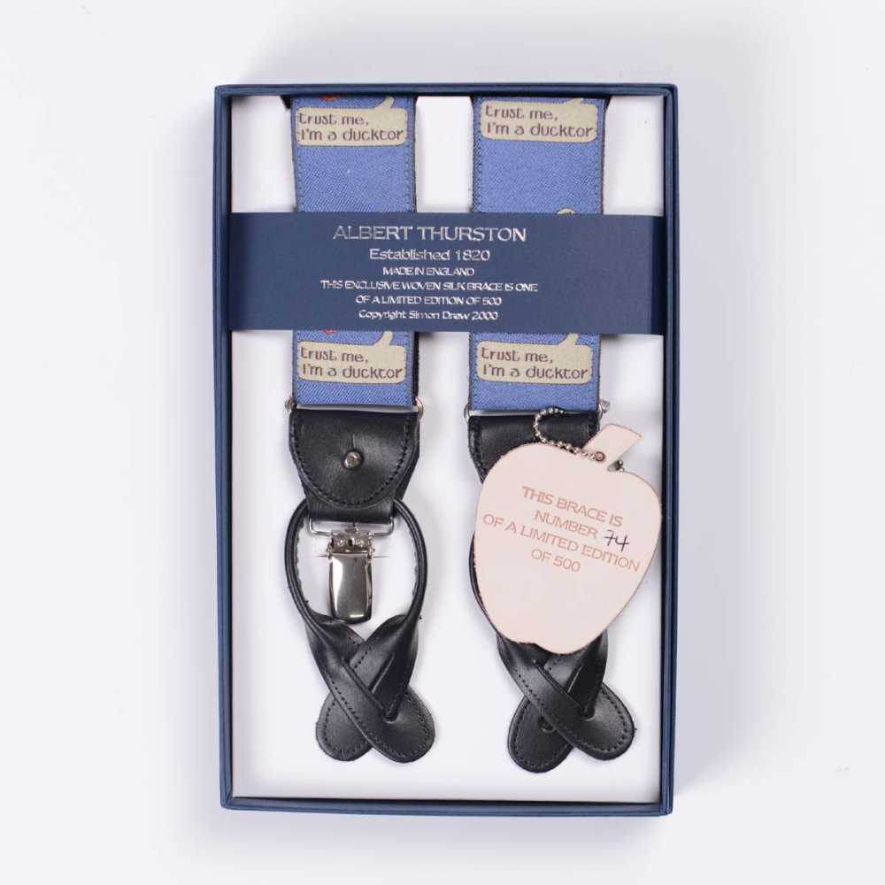 AT-2161 Albert Thurston Suspenders Limited Edition 40mm DUCKTOR[Formal Accessories] ALBERT THURSTON