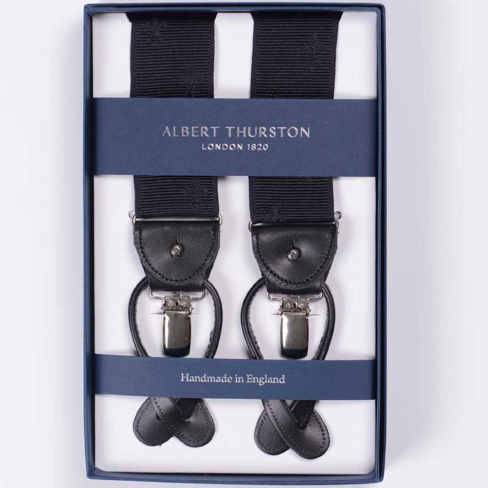 AT-1267 ALBERT THURSTON Suspenders Rigid (Ribbon) 40mm[Formal Accessories] ALBERT THURSTON