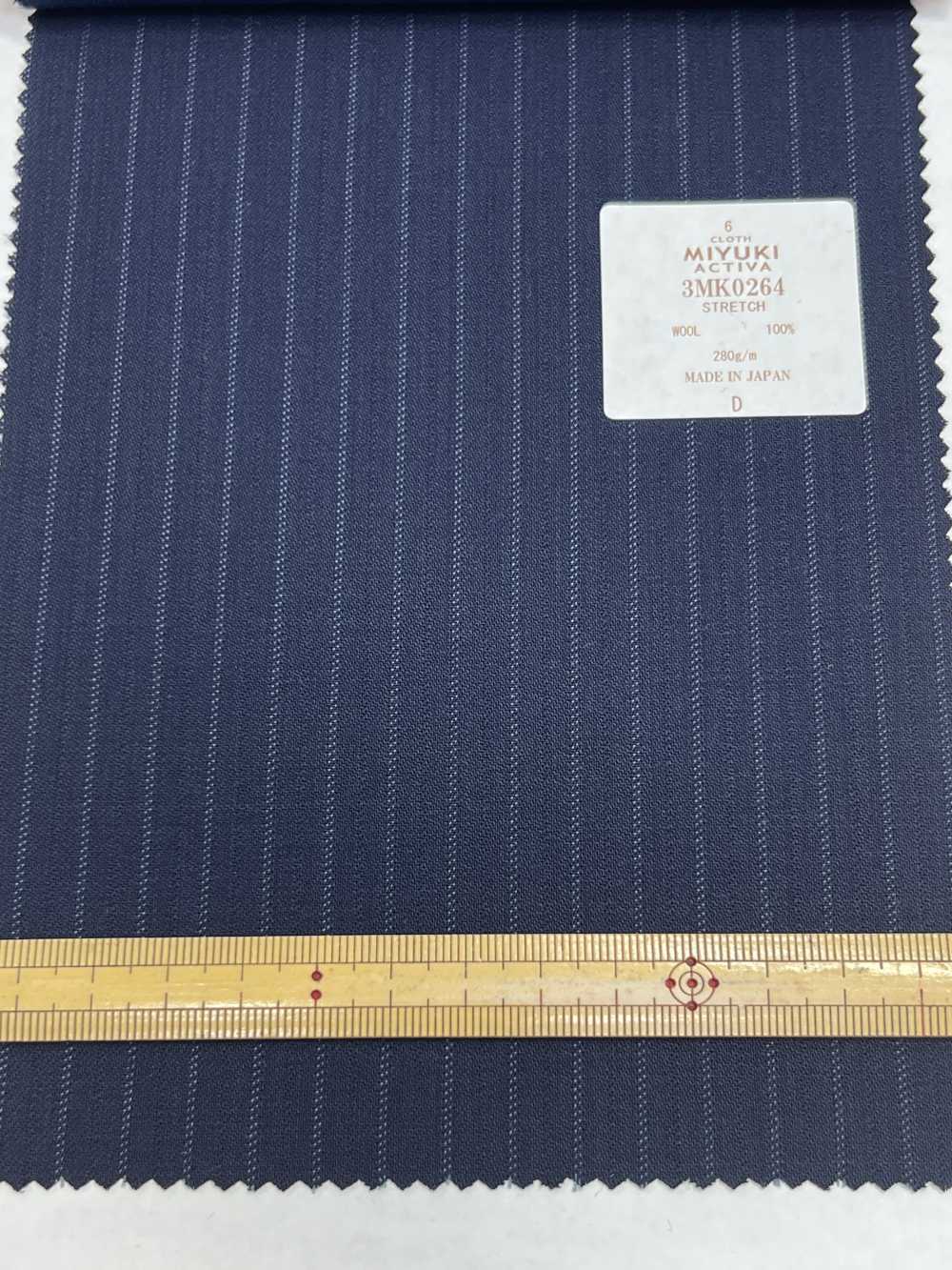 3MK0264 Comfort Activa Stretch Stripe Navy Blue[Textile] Miyuki Keori (Miyuki)