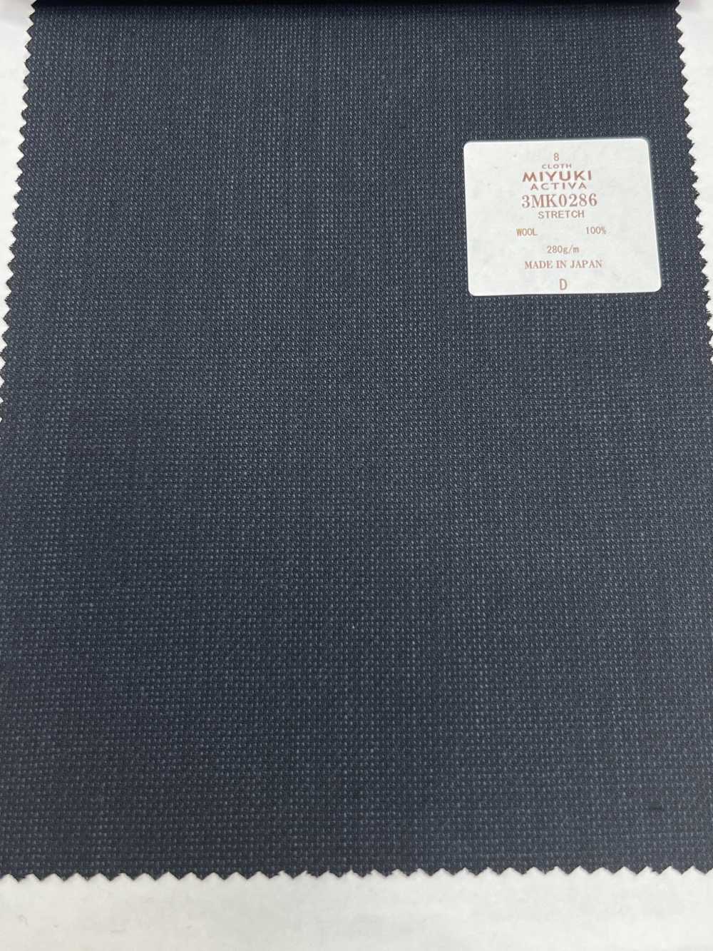 3MK0286 Comfort Activa Stretch Pinhead Dark Navy Blue[Textile] Miyuki Keori (Miyuki)