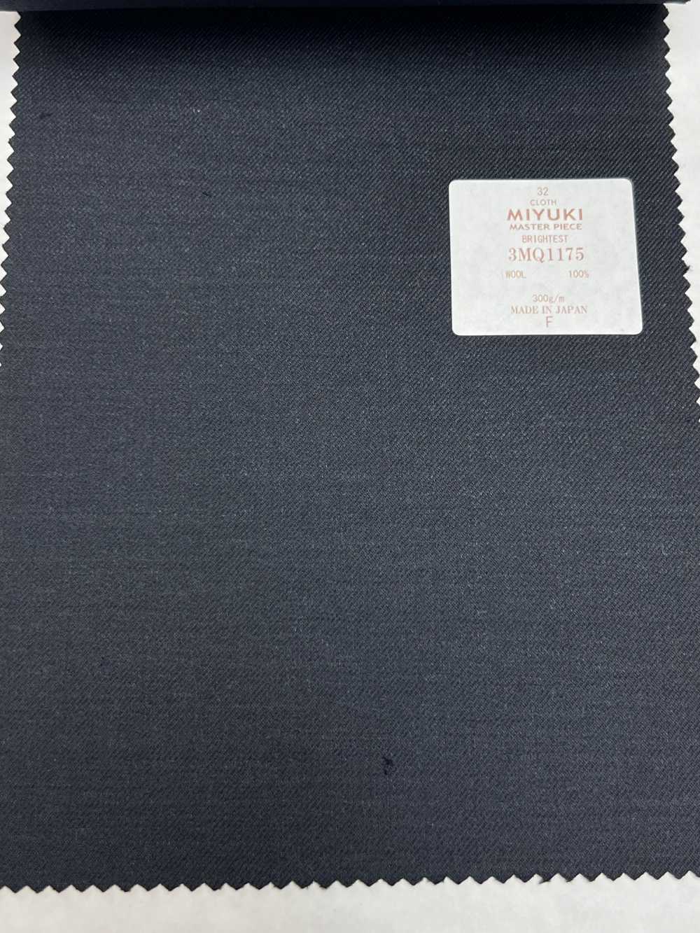 3MQ1175 Creative Masterpiece BRIGHTEST Twill No Pattern Blue Gray[Textile] Miyuki Keori (Miyuki)