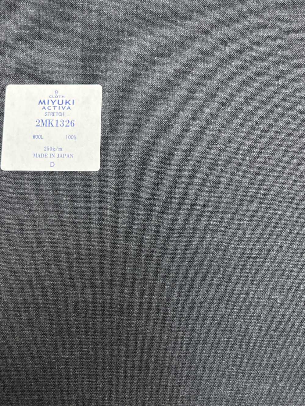 2MK1326 MIYUKI COMFORT ACTIVA STRETCH Charcoal Gray[Textile] Miyuki Keori (Miyuki)