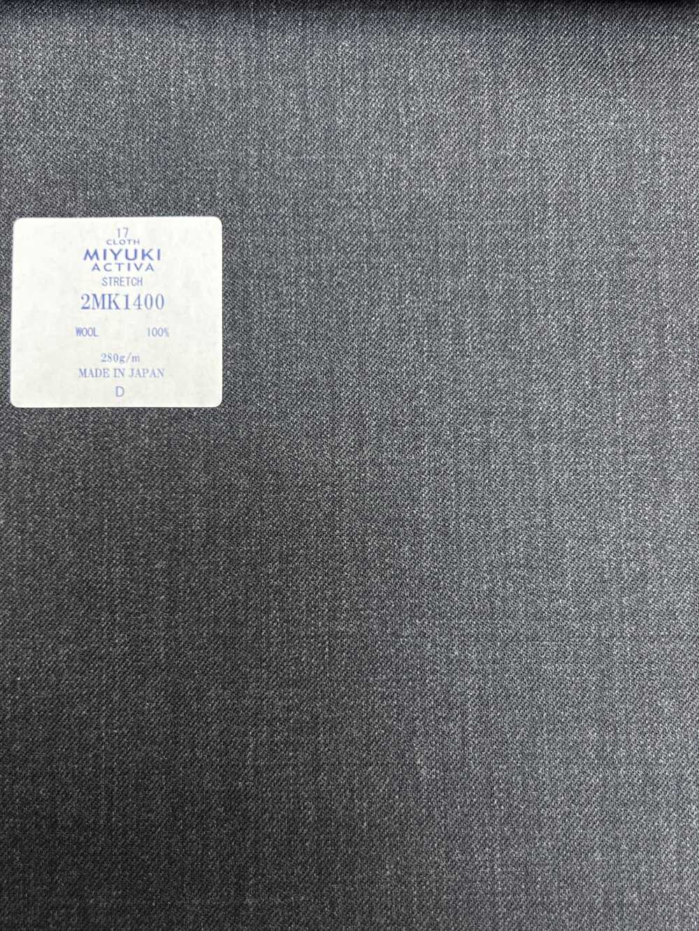 2MK1400 MIYUKI COMFORT ACTIVA STRETCH Charcoal Gray[Textile] Miyuki Keori (Miyuki)