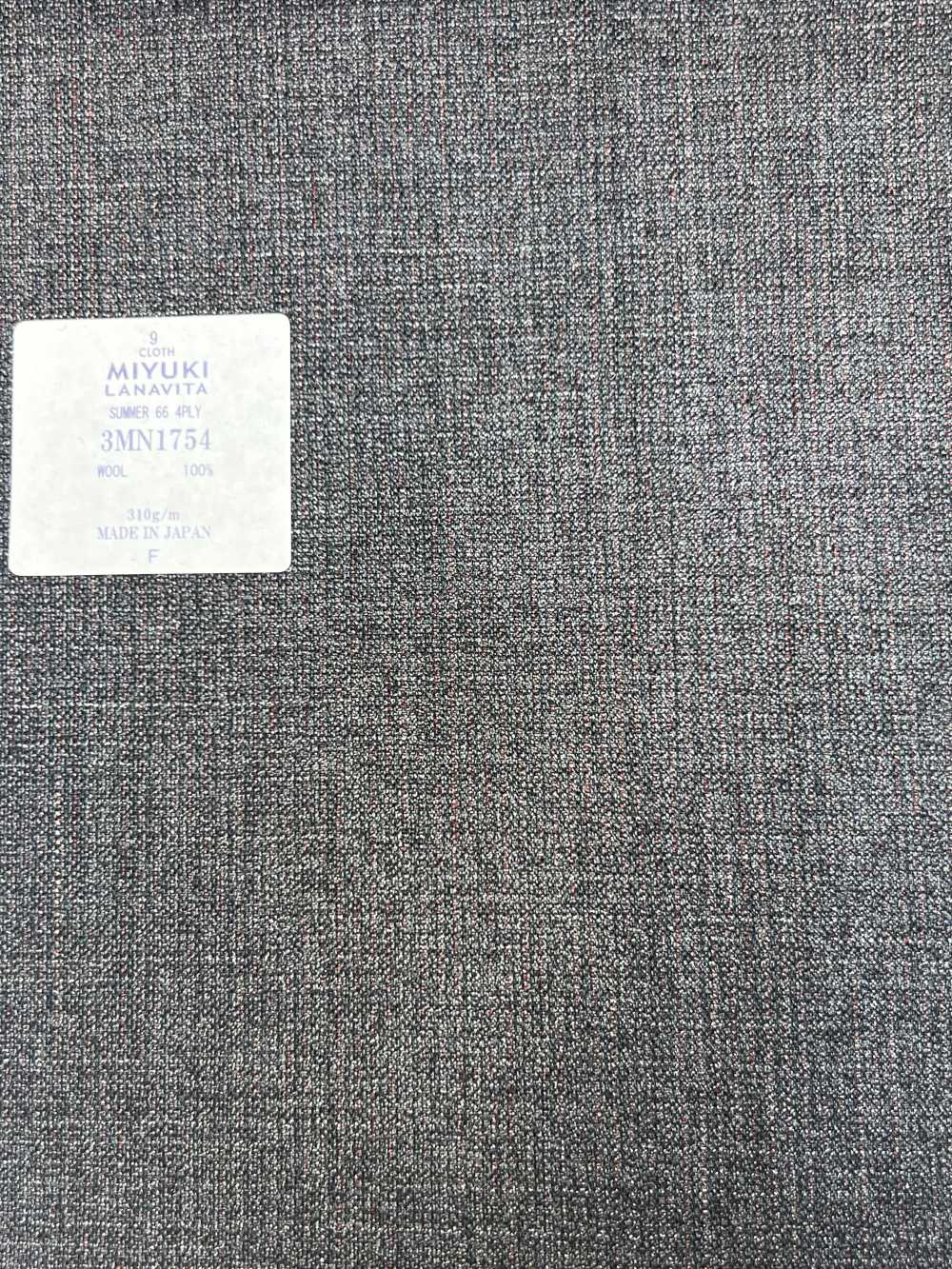 3MN MIYUKI CREATIVE LANAVITA SUMMER  4PLY CHARCOAL GRAY