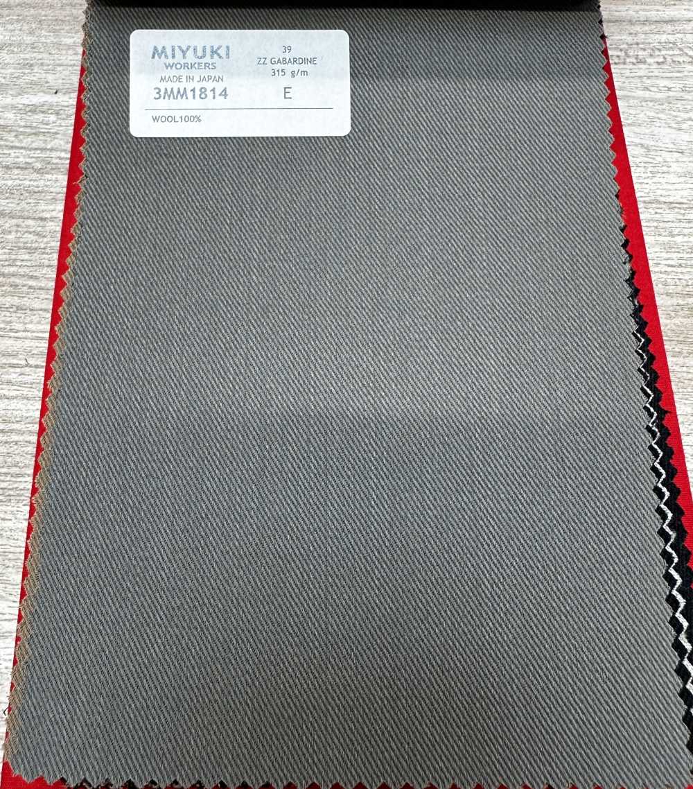 3MM1814 MIYUKI CREATIVE WORKERS ZZ GABARDINE Medium Gray[Textile] Miyuki Keori (Miyuki)