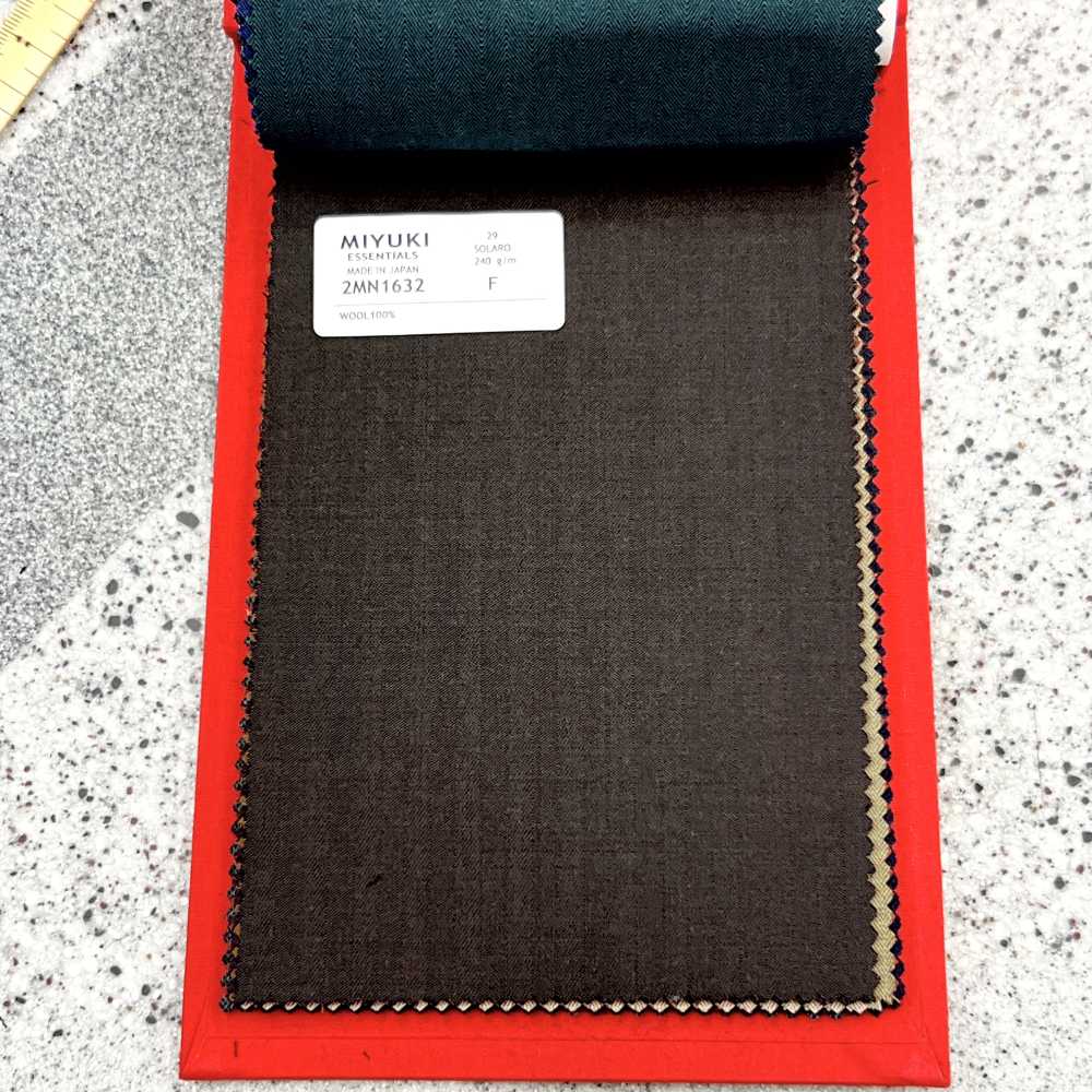 2MN1632 25SS MIYUKI ESSENTIALS SOLARO Brown Textile Pattern Miyuki Keori (Miyuki)