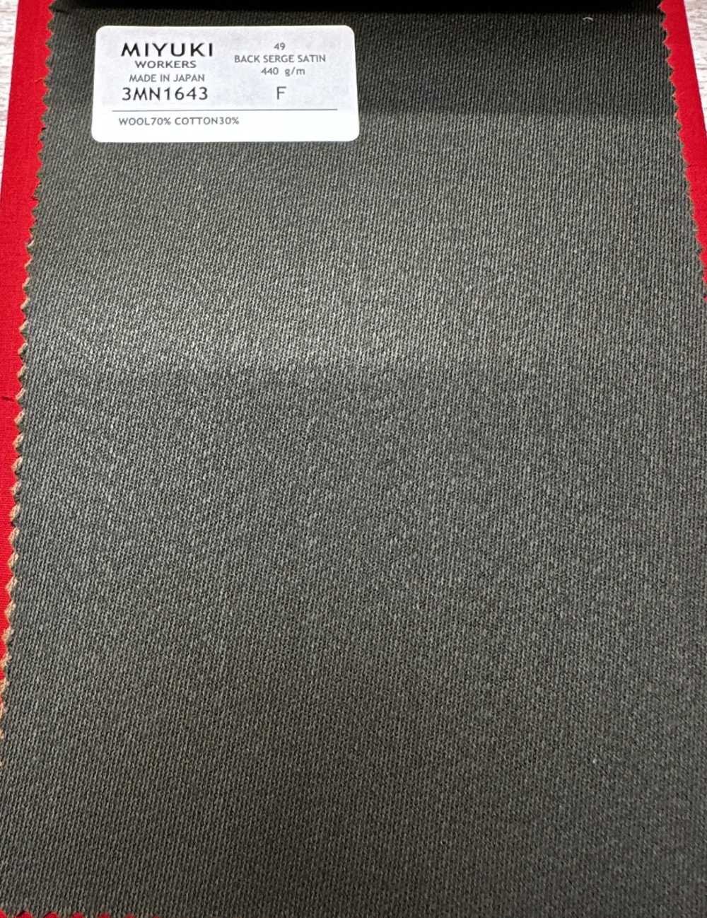 3MN1643 VARIETES BACK SERGE SATIN[Textile] Miyuki Keori (Miyuki)