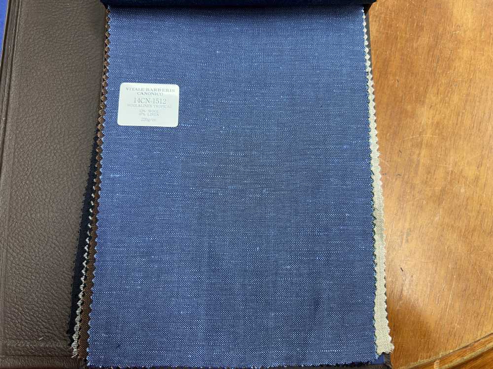 14CN-1512 CANONICO 21 micron Wool & Linen ライトブルー[Textile] CANONICO