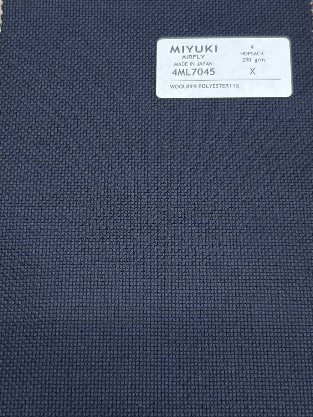 4ML7045 VARAIETES HOPSACK Navy[Textile] Miyuki Keori (Miyuki)
