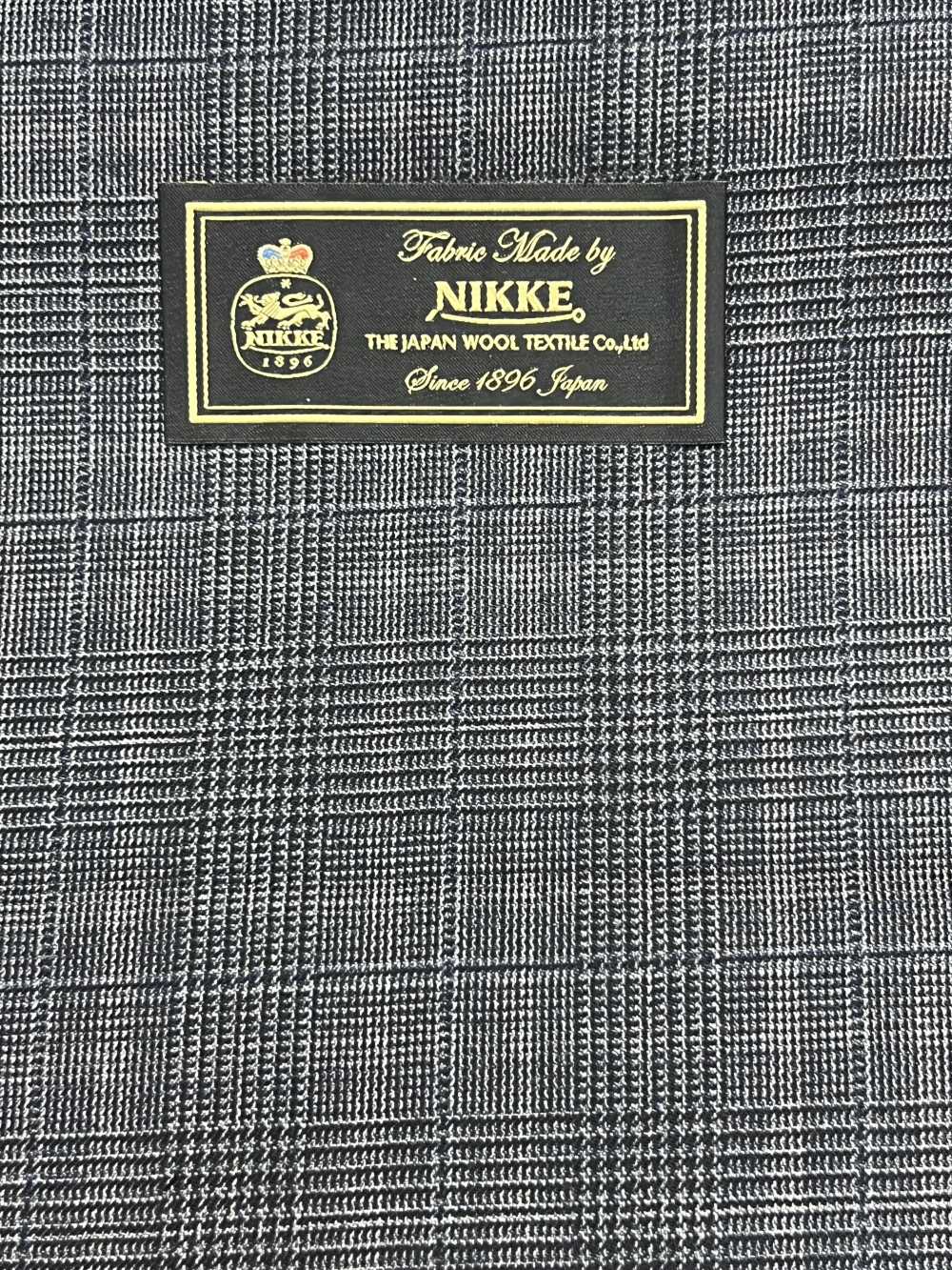 896M2324-735 NIKKE TRAVEL Gray Check 120 Thread Thread[Textile] NIKKE