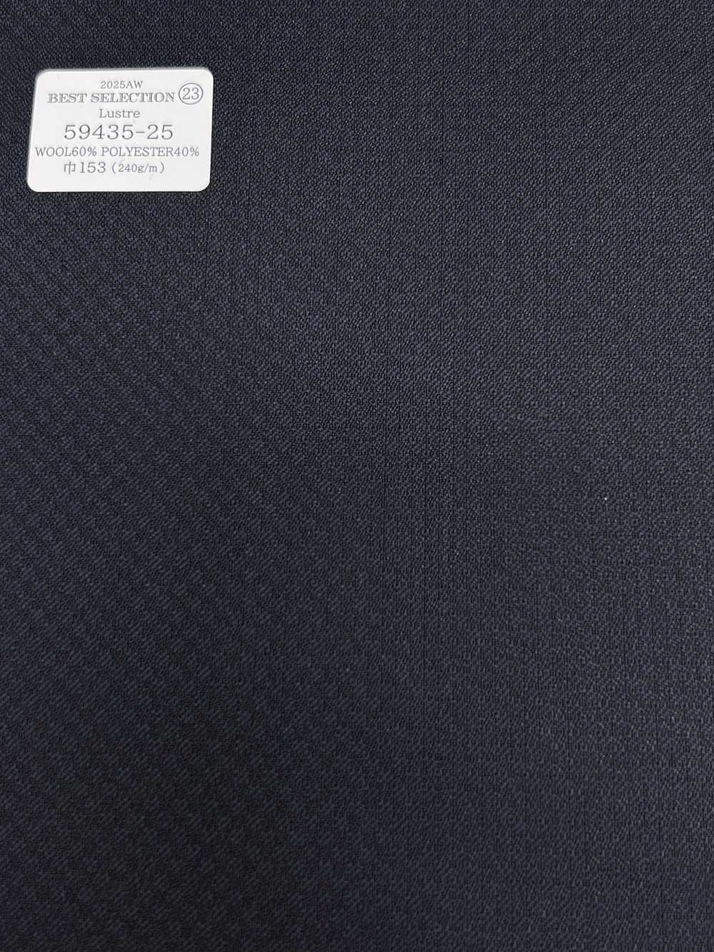 59435-25 25AW BEST SELECTION [Lustre] Luster Navy Check Woven Pattern[Textile] Kunishima Co., Ltd.