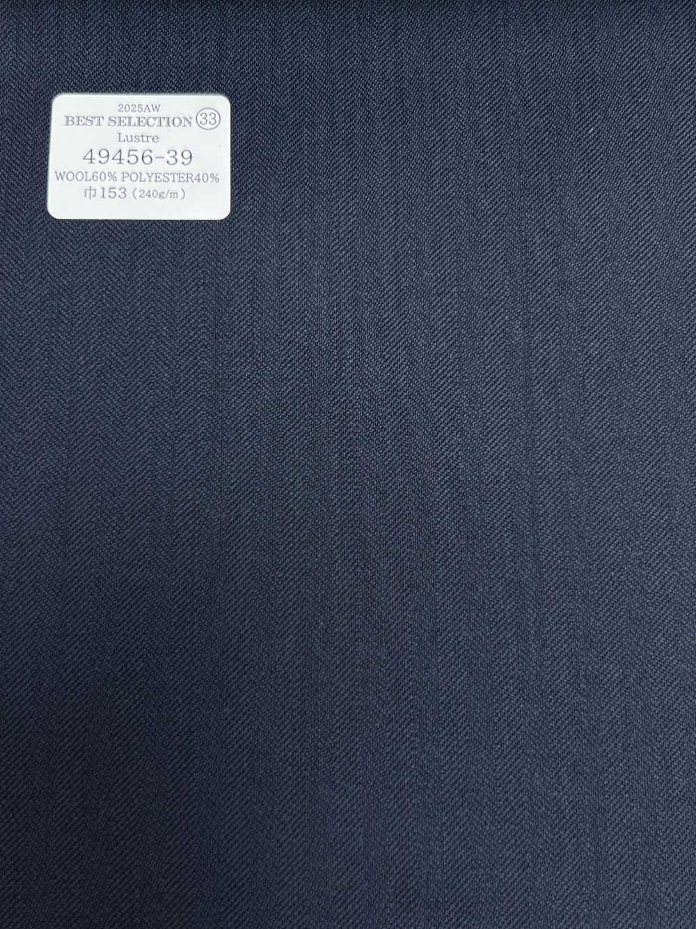 49456-39 25AW BEST SELECTION [Lustre] Luster Blue Shadow Stripe[Textile] Kunishima Co., Ltd.