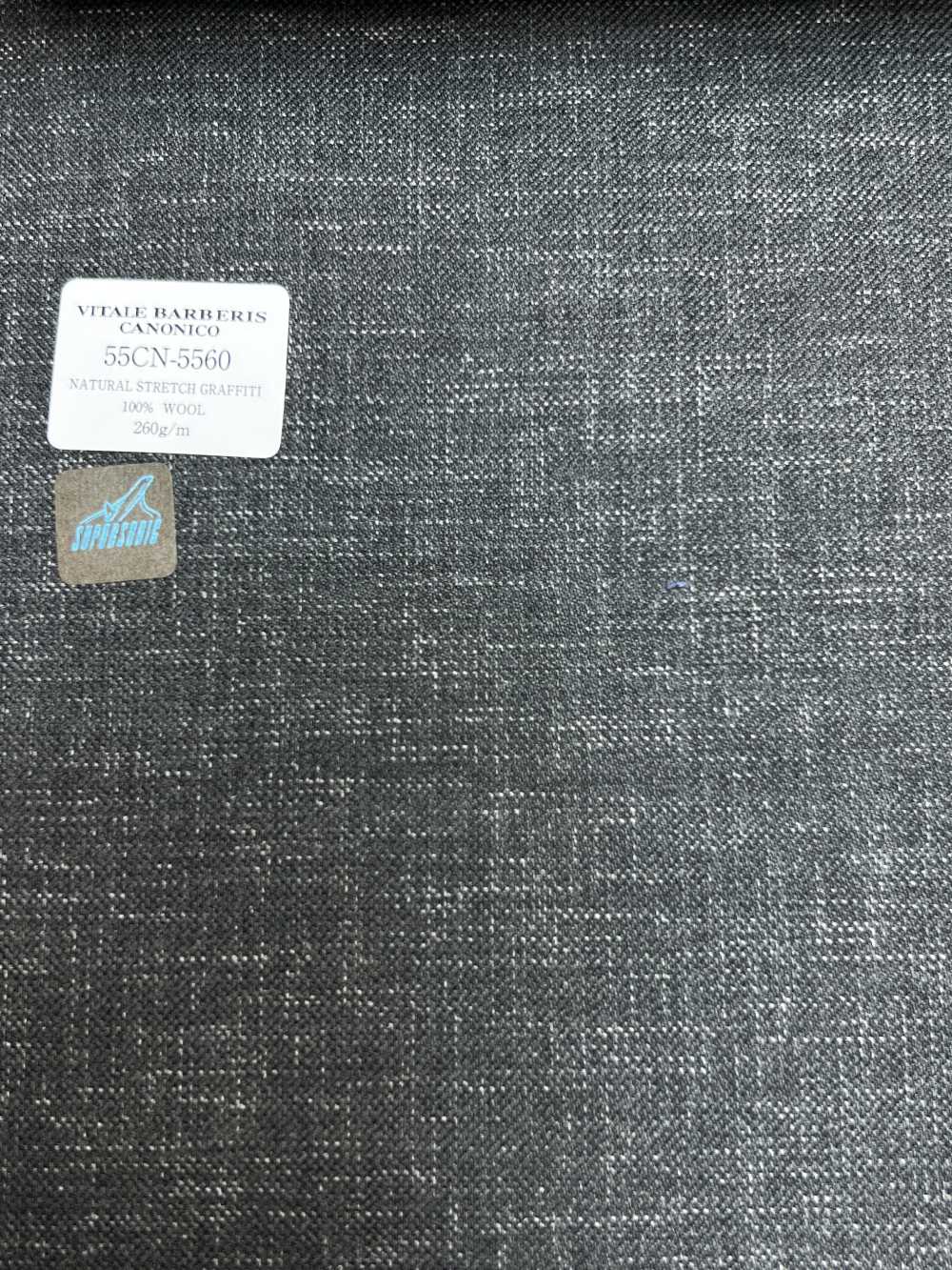 55CN5560 CANONICO NATURAL STRETCH GRAFFITTI Olive Melange[Textile] CANONICO