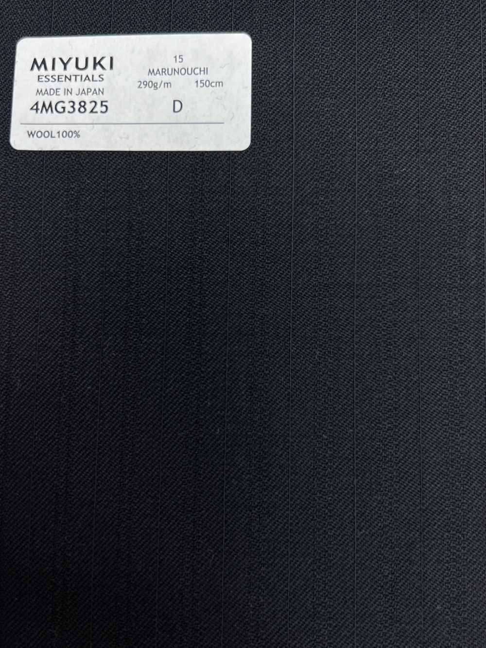 4MG3825 25AW MARUNOUCHI Alternate Stripe Dark Navy[Textile] Miyuki Woolen Mills