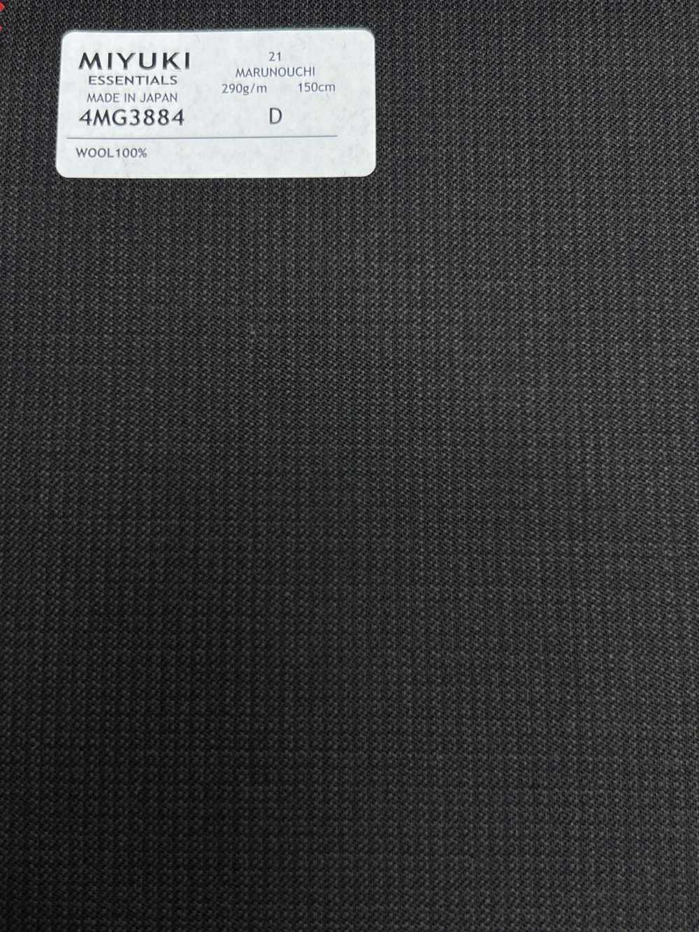 4MG3884 25AW MARUNOUCHI Check Dark Brown[Textile] Miyuki Woolen Mills