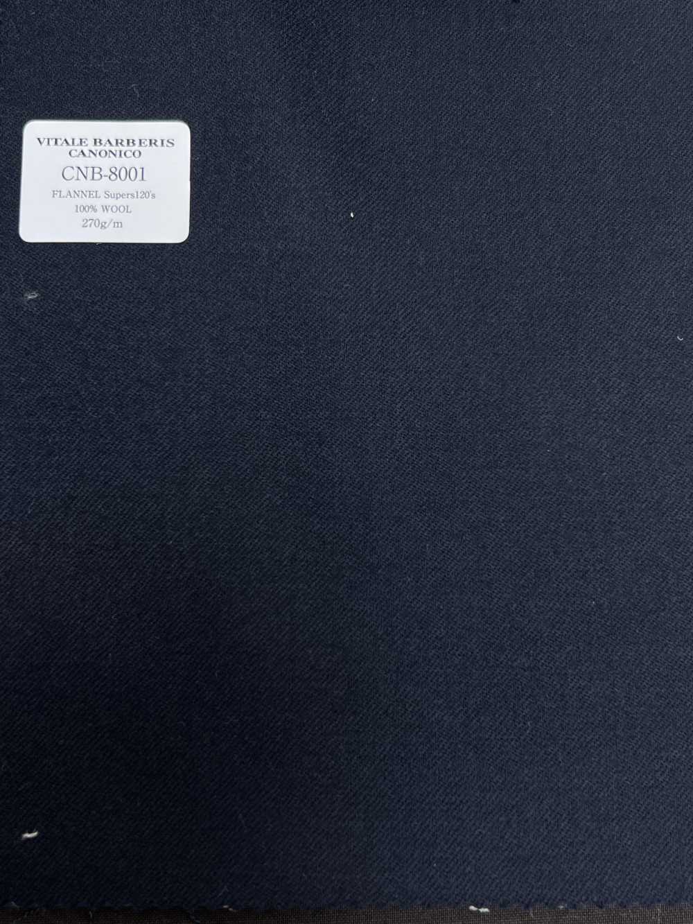 CNB8001 CANONICO Standard Flannel Super 120's Dark No Pattern[Textile] CANONICO
