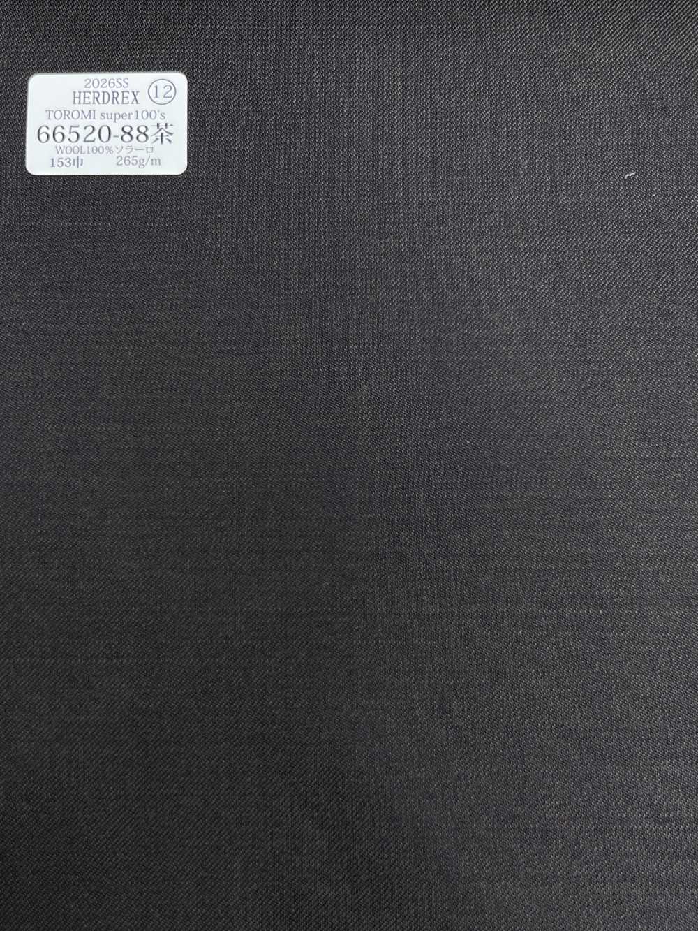66520-88 26SS HERDREX [TOROMI Super100's] Toromi Super 100[Textile] Kunishima Co., Ltd.