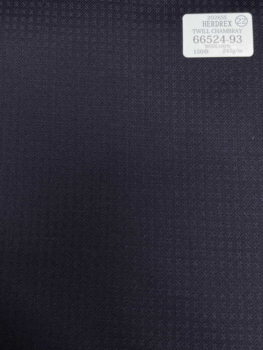 66524-93 26SS HERDREX 【TWILL CHAMBRAY】 Twill Chambray[Textile] Kunishima Co., Ltd.