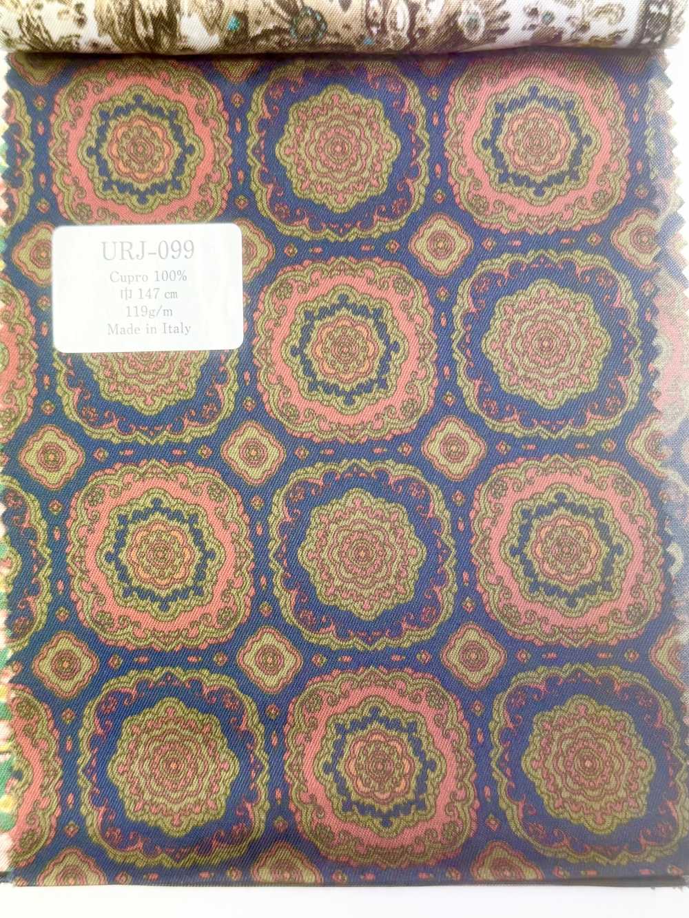 URJ-099 Italian-made 100% Cupro With Printed Floral Lining. TCS