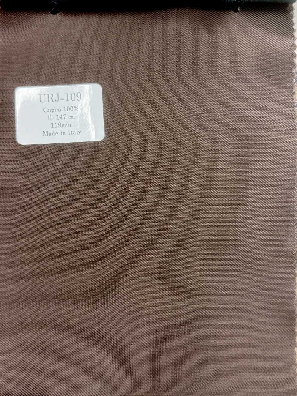 URJ-109 Italian-made 100% Cupro Printed Lining, No Pattern Brown. TCS