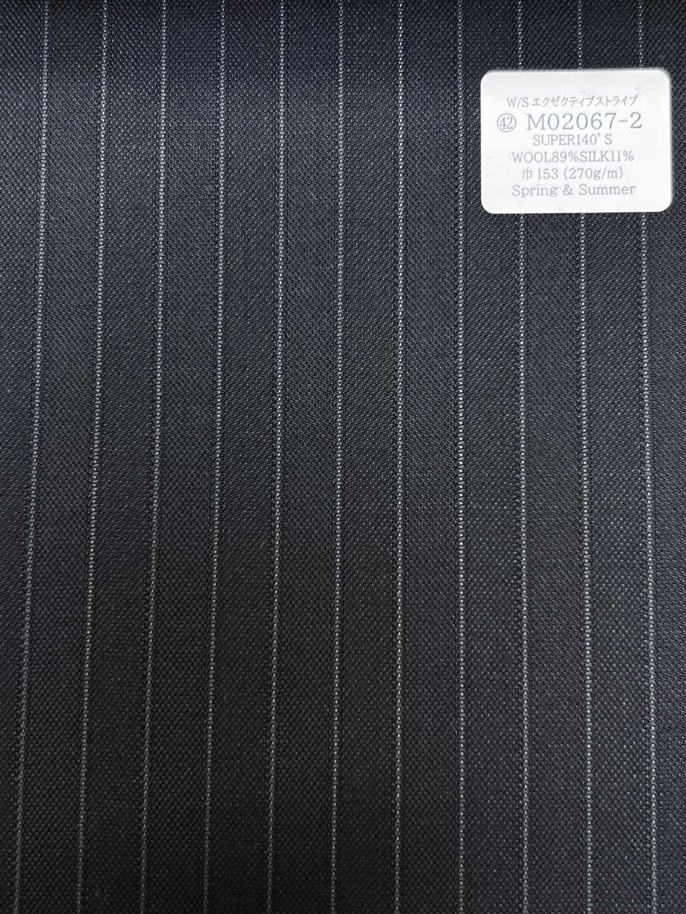 M02067-2 KUNISHIMA1850 Exclusive Line 【W/S Executive Stripe】 Dark Navy Stripe[Textile] Kunishima Co., Ltd.