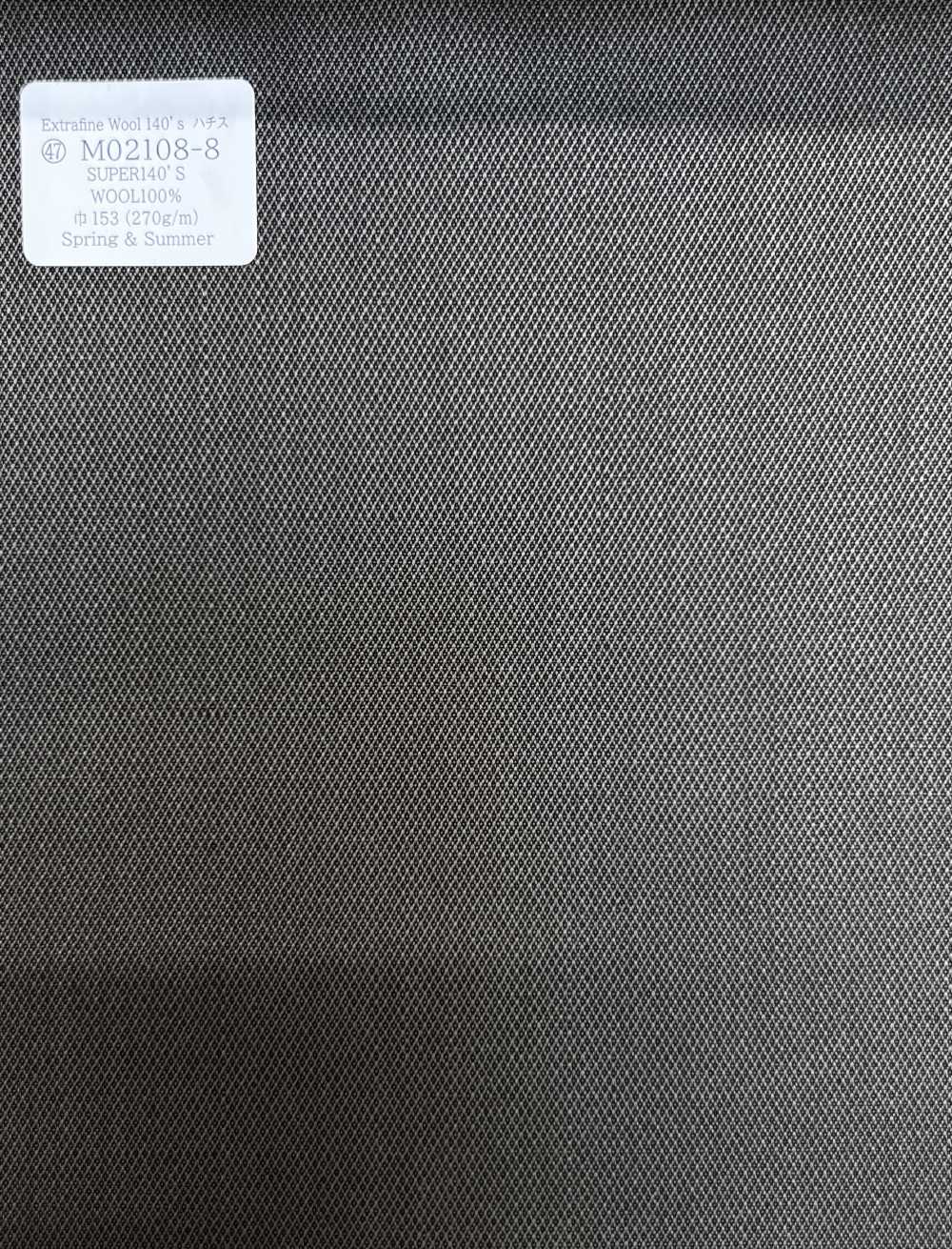 M02108-8 KUNISHIMA1850 Exclusive Line [Hachisu] Dark Charcoal Heaven Gray/ Small Pattern[Textile] Kunishima Co., Ltd.