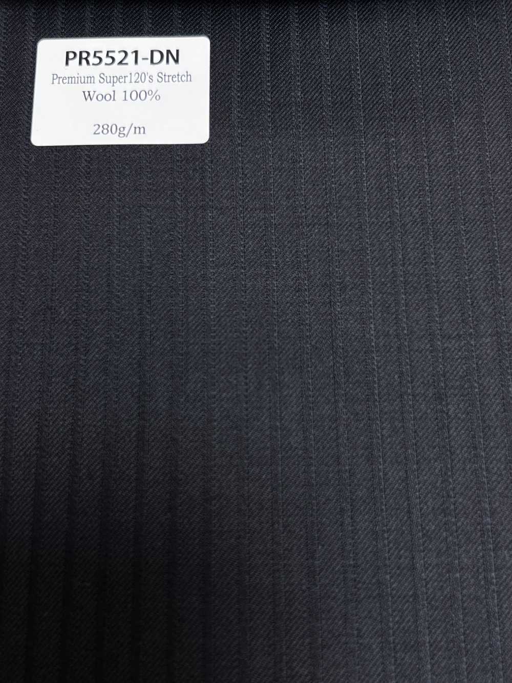 PR5521-DN Standard Japanese-made Premium Super120's Stretch Plain Dark Navy Blue[Textile] HOSOI SYOJI