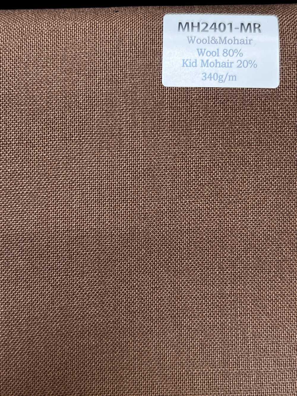 MH2401-MR Standard Made In Japan Wool Mohair Worsted (Tonic Style) Maroon[Textile]