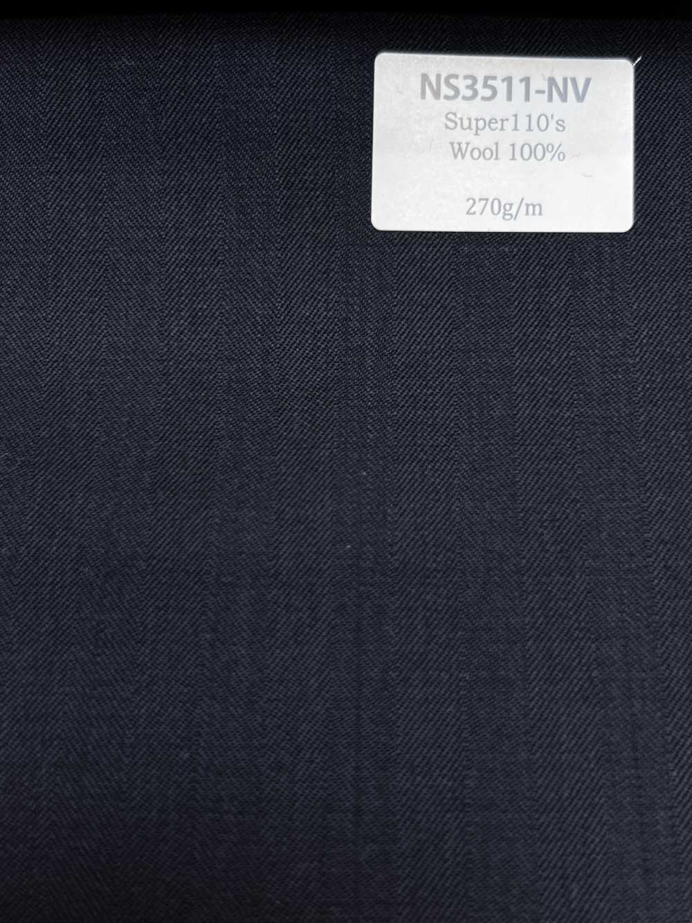 NS3511-NV Classic Japanese-made Super110’s Wool Stretch Navy Blue[Textile] HOSOI SYOJI