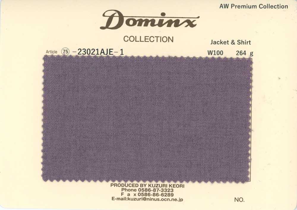 23021AJE-1 Standard Jacket & Shirt 100% Wool DOMINX Premium Collection Purple[Textile] Kuzuri Woolen Fabric (DOMINX)