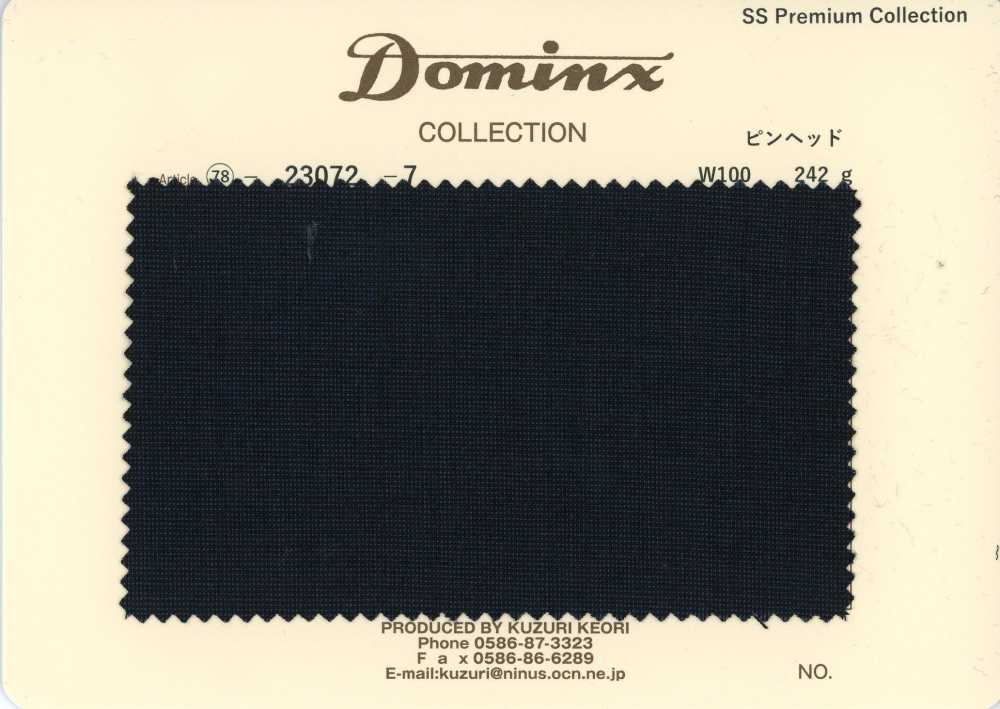 23072-7 Classic Pinhead Kid Mohair DOMINX Premium Collection Charcoal[Textile] Kuzuri Woolen Fabric (DOMINX)