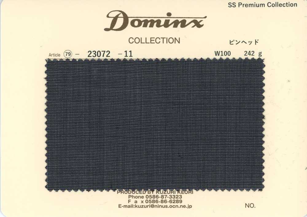 23072-11 Standard Pinhead Kid Mohair DOMINX (Dominx) Premium Collection Gray[Textile] Kuzuri Woolen Fabric (DOMINX)