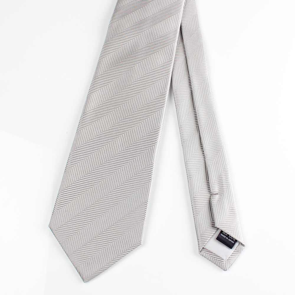 NE-35-OUT [Outlet] Made In Japan Formal Necktie Herringbone[Formal Accessories] Yamamoto(EXCY)