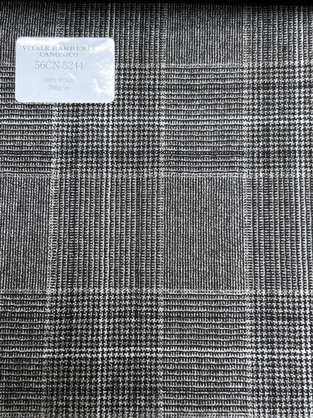 56CN5244 CANONICO MILLED TROPICAL Brown Glen Check[Textile] CANONICO
