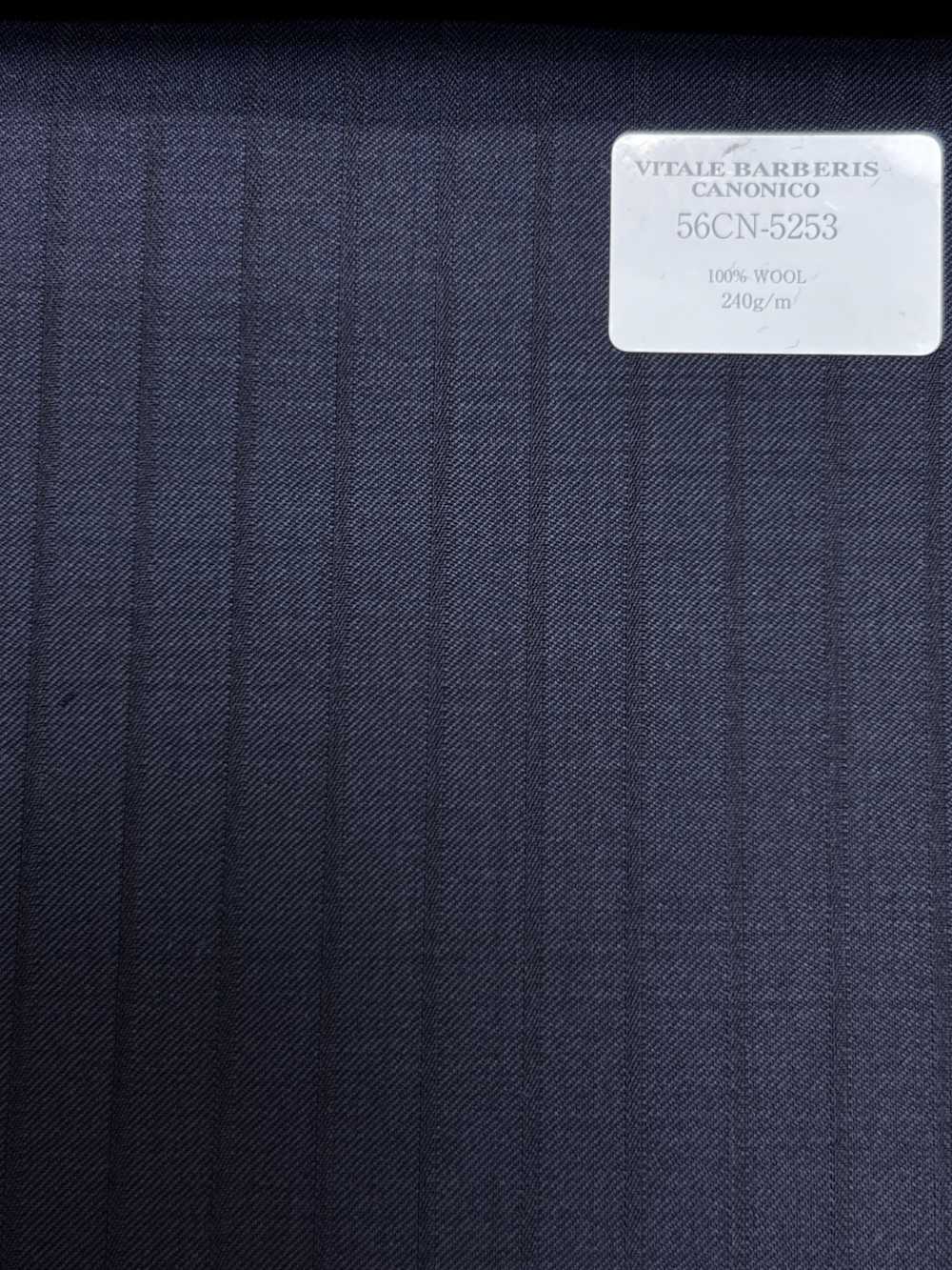 56CN5253 CANONICO PRUNELLE Dark Navy Shadow Stripe[Textile] CANONICO