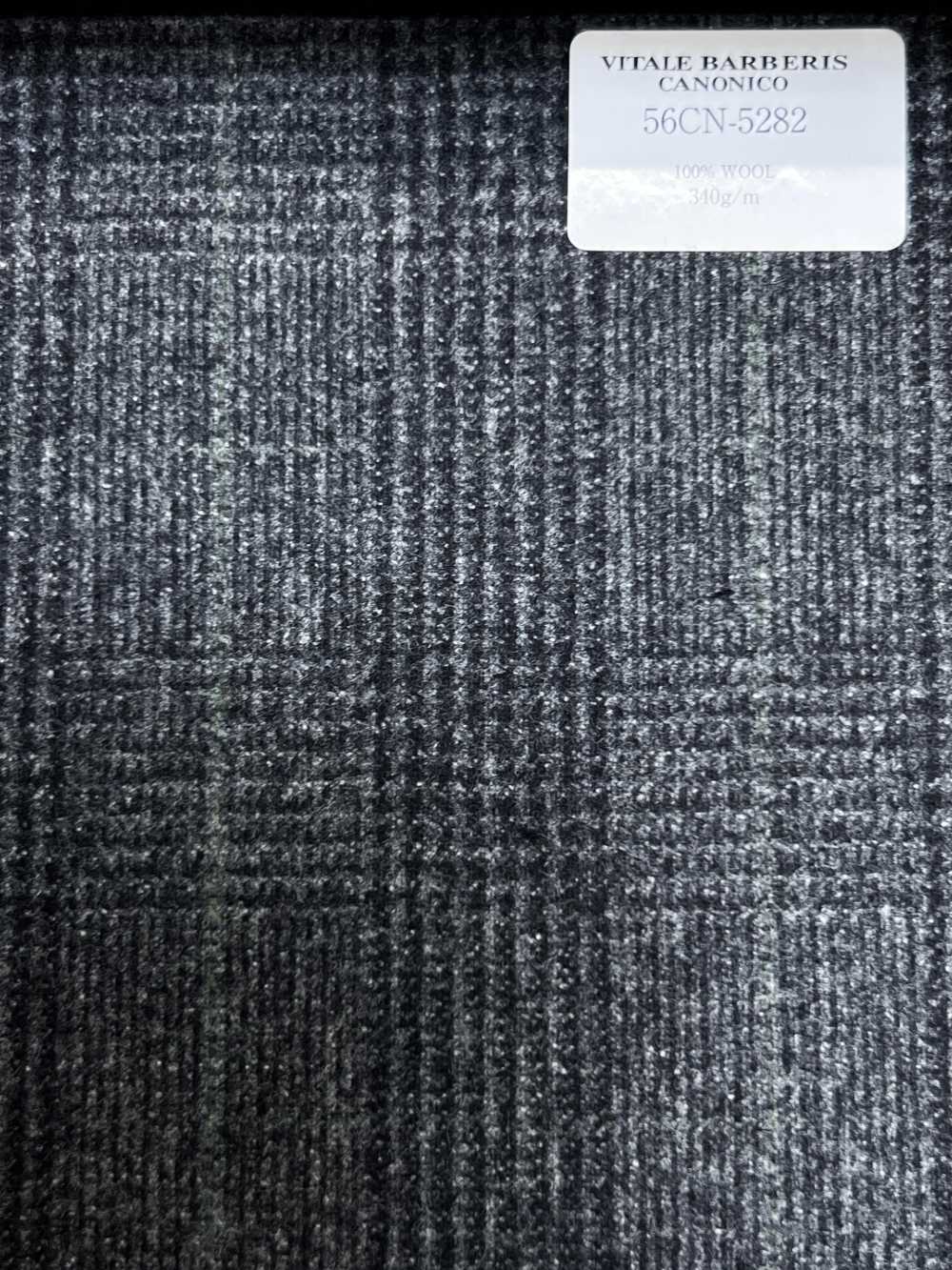 56CN5282 CANONICO ORIGINAL WOOLLEN FLANNEL Gray/Green Glen Check[Textile] CANONICO