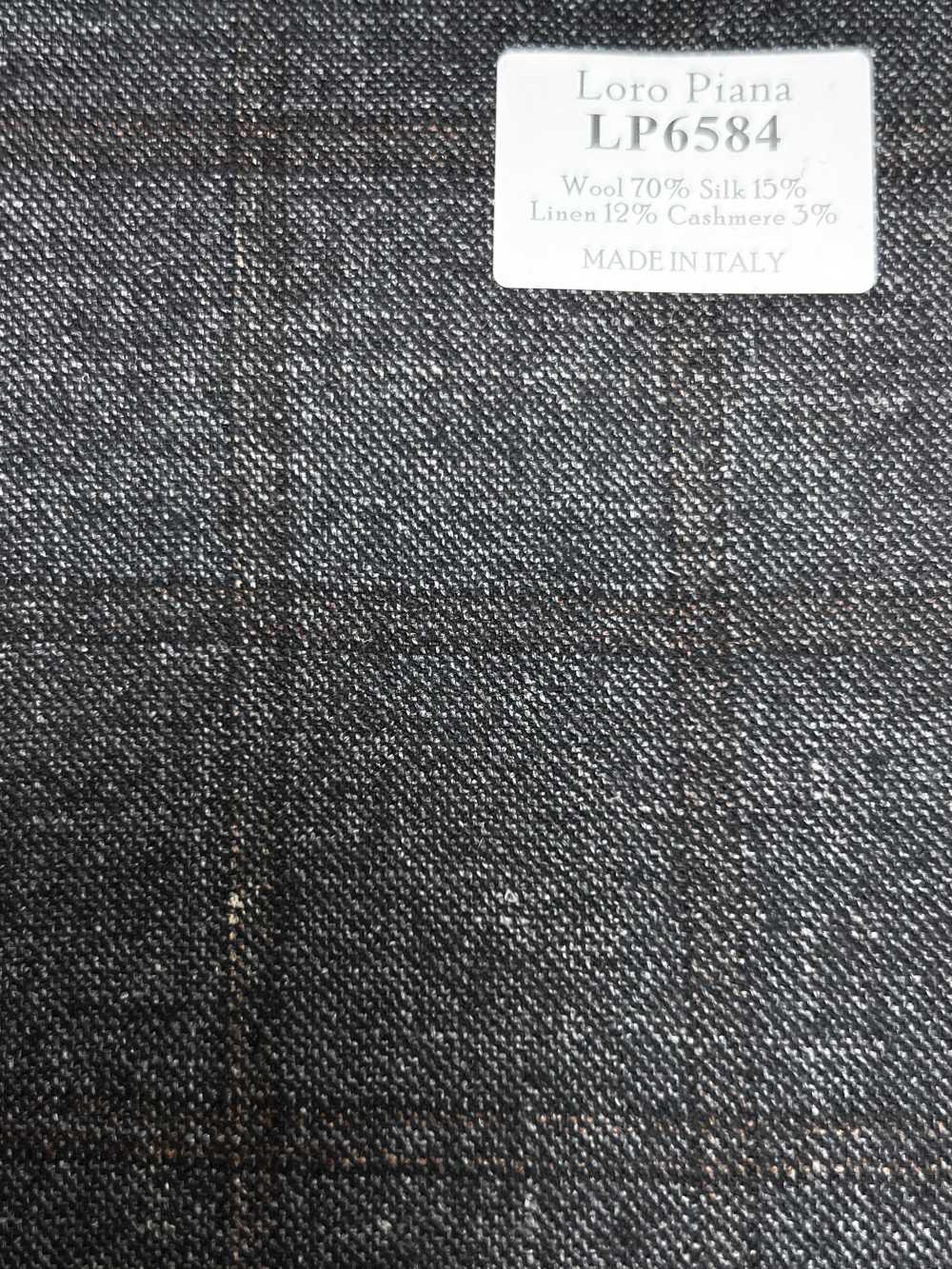 LP6584 Loro Piana Gray Check[Textile] HOSOI SYOJI