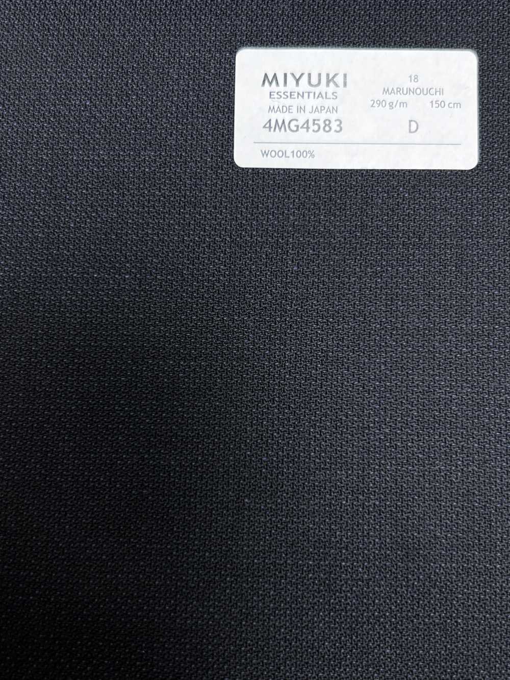 4MG4583 26AW MARUNOUCHI Twill Navy Solid[Textile] Miyuki Woolen Mills
