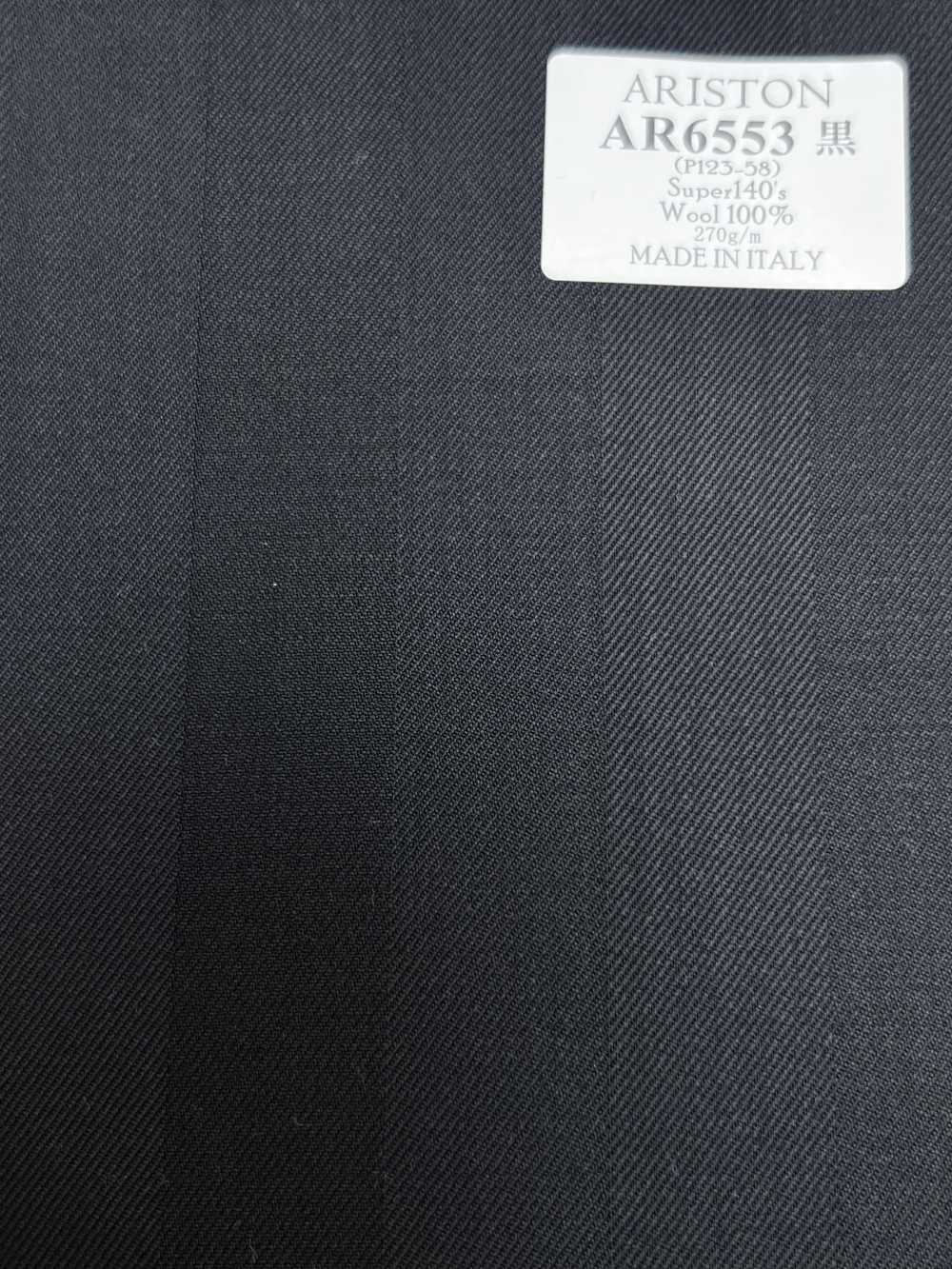 AR6553 ARISTON Super140's Black Stripe[Textile] HOSOI SYOJI