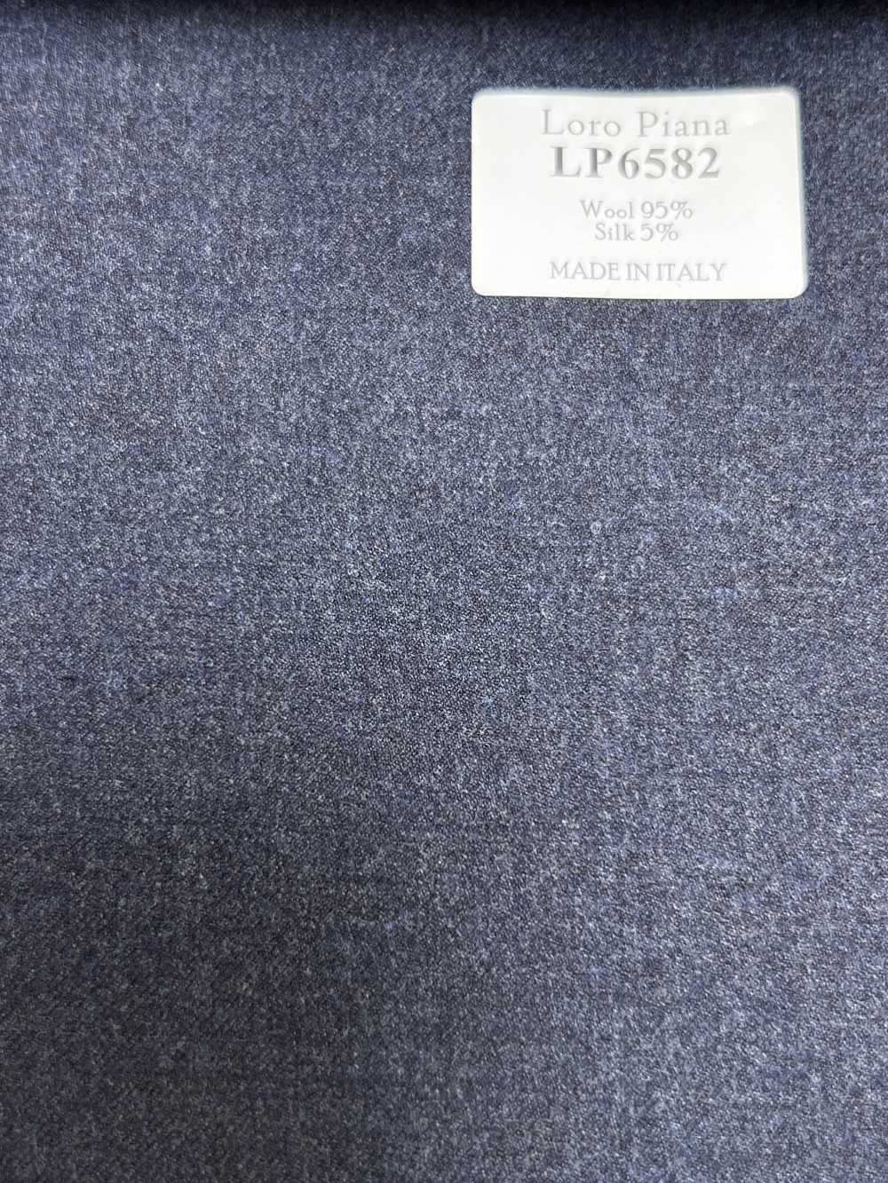 LP6582 Loro Piana Navy Blue No Pattern[Fabric] HOSOI SYOJI