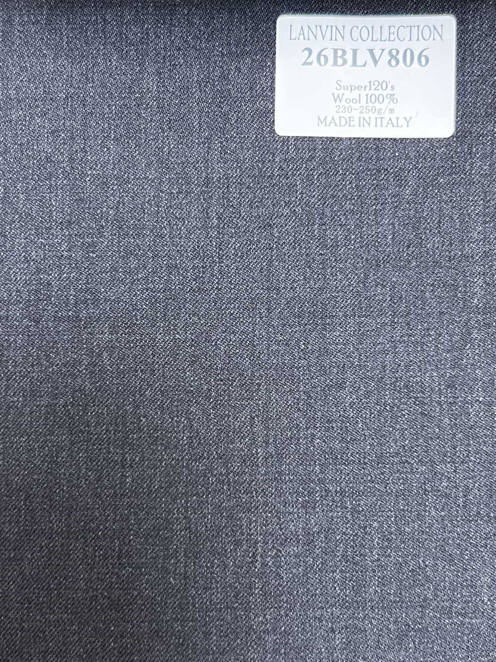 26BLV806 LANVIN COLLECTION Super120's Gray No Pattern[Textile] HOSOI SYOJI