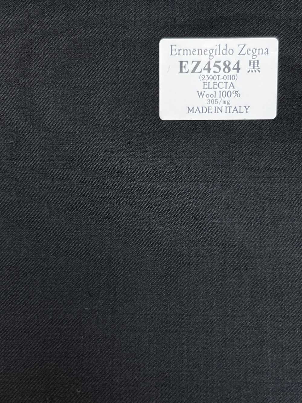 EZ4584 Ermenegildo Zegna ELECTA Black Solid[Fabric] HOSOI SYOJI