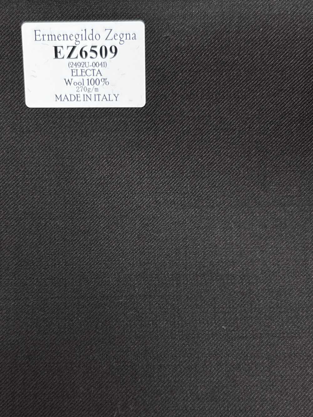 EZ6509 Ermenegildo Zegna ELECTA Brown Solid[Fabric] HOSOI SYOJI