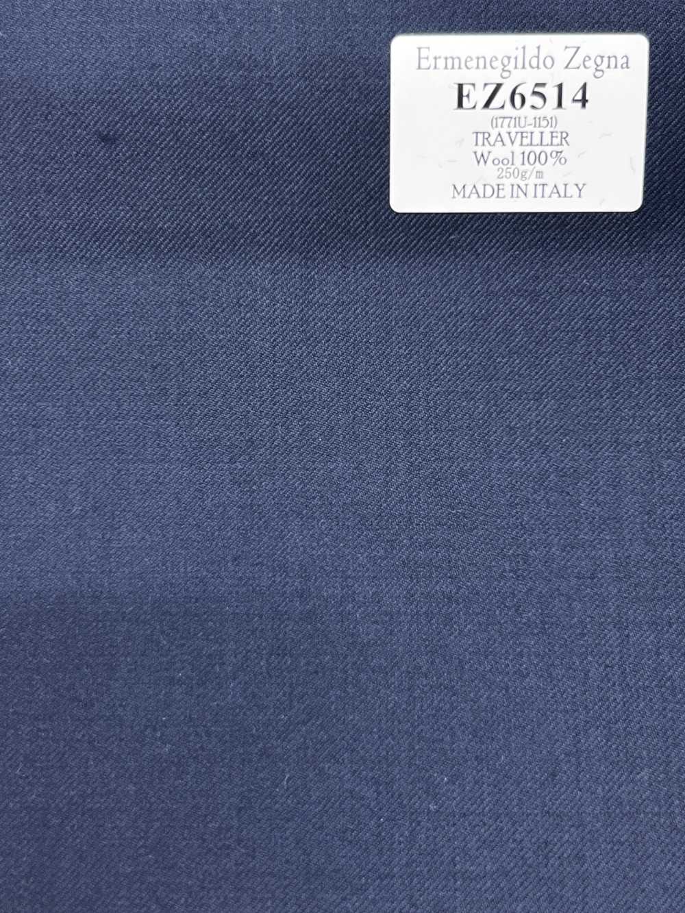EZ6514 Ermenegildo Zegna TRAVELLER Navy Blue Solid[Fabric] HOSOI SYOJI