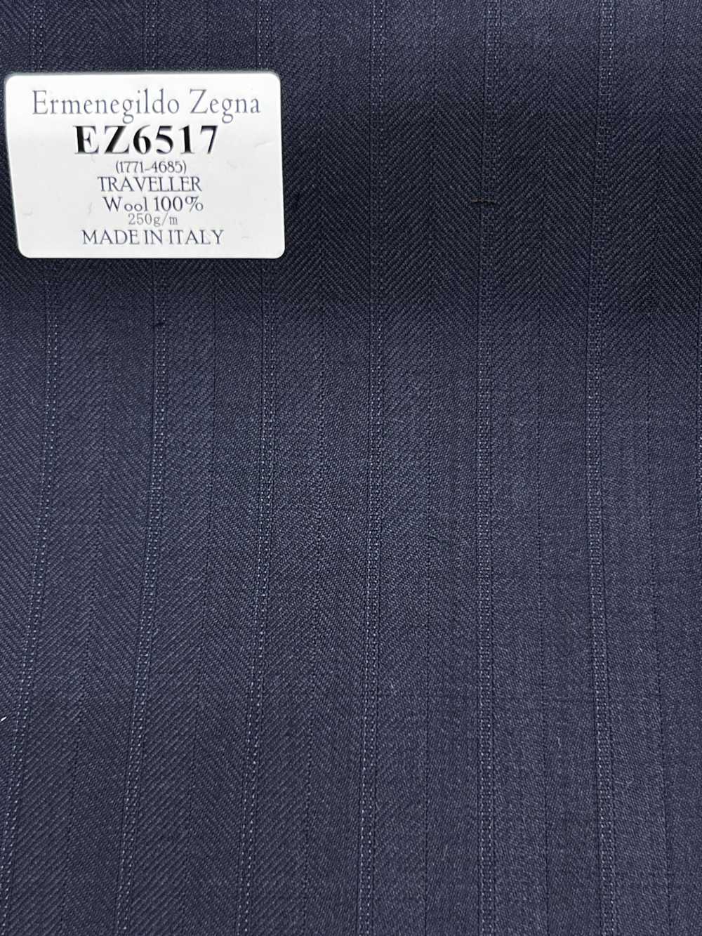 EZ6517 Ermenegildo Zegna TRAVELLER Navy Blue Stripe[Fabric] HOSOI SYOJI