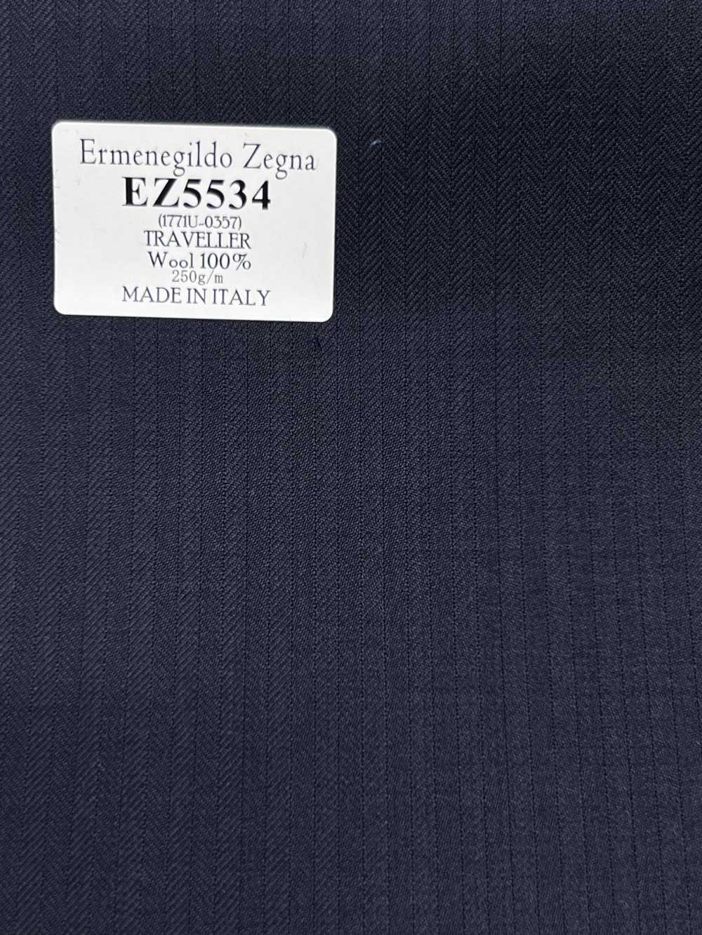 EZ5534 Ermenegildo Zegna TRAVELLER Navy Blue Stripe[Fabric] HOSOI SYOJI
