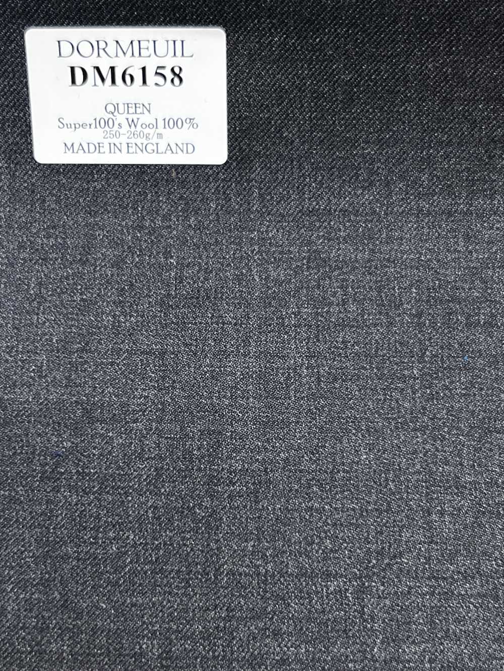 DM6158 DORMEUIL QUEEN Super100's Gray Solid[Fabric] HOSOI SYOJI