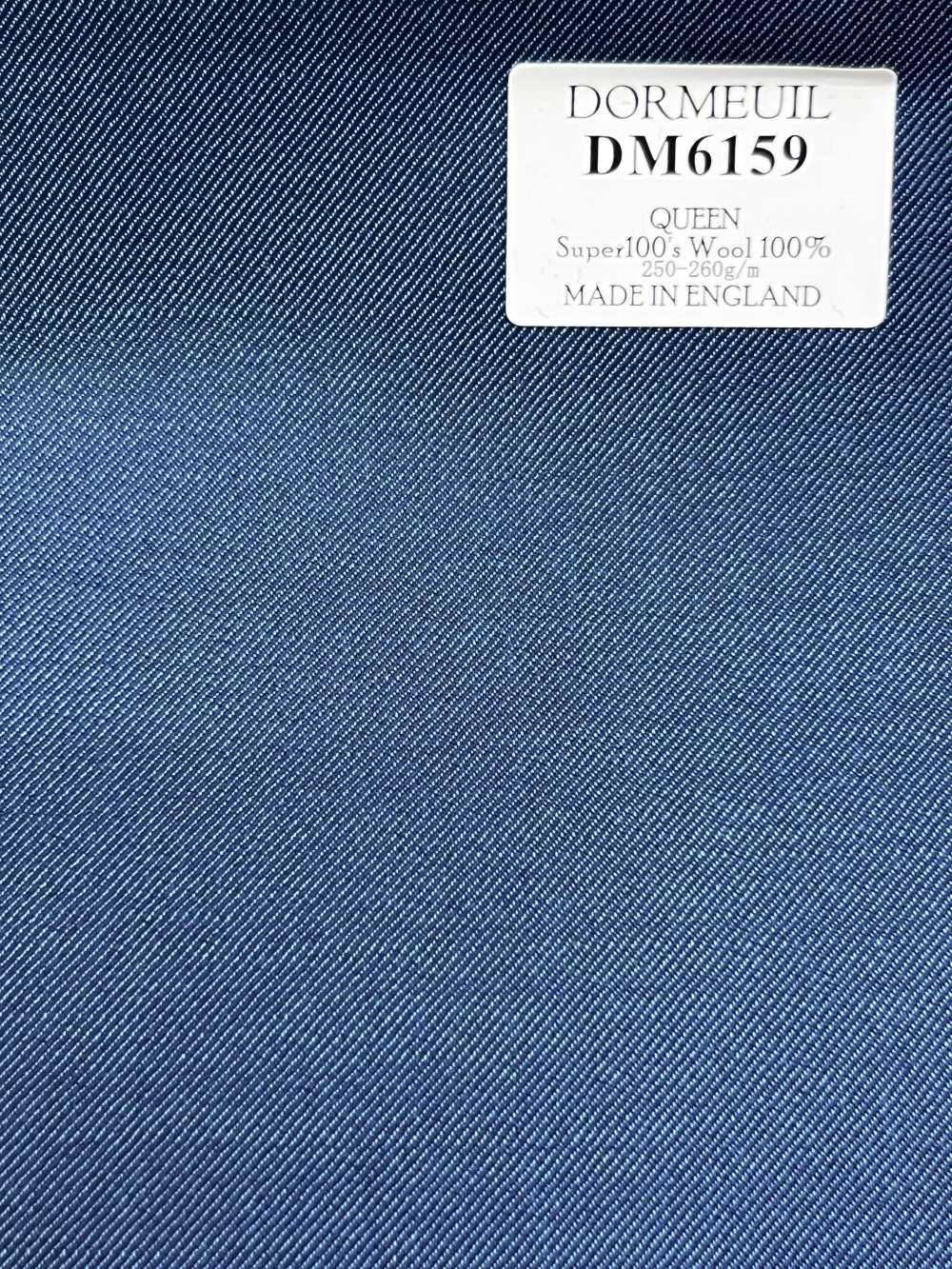 DM6159 DORMEUIL QUEEN Super100's Blue Solid[Fabric] HOSOI SYOJI
